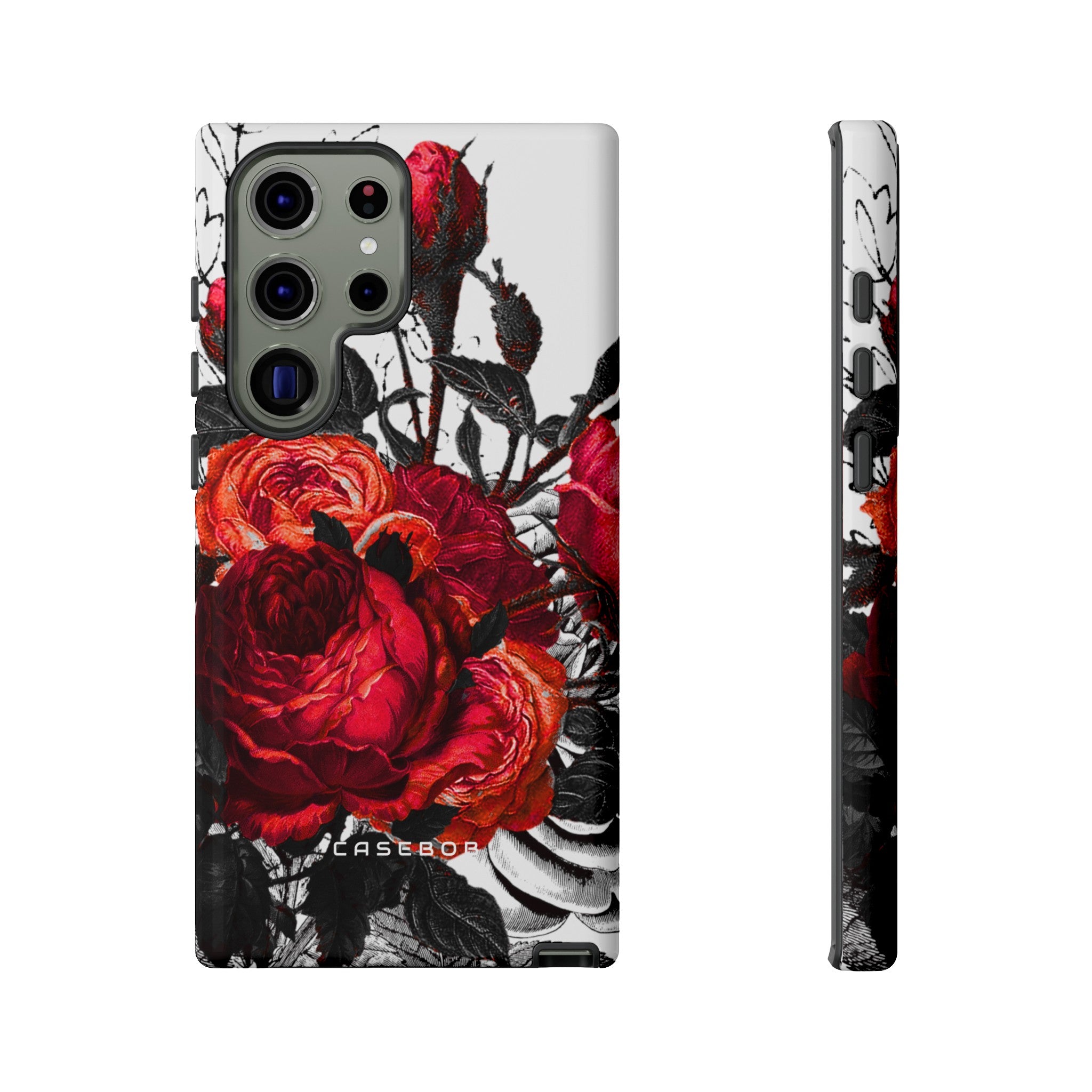 Serarose Gothic Flower - Protective Phone Case