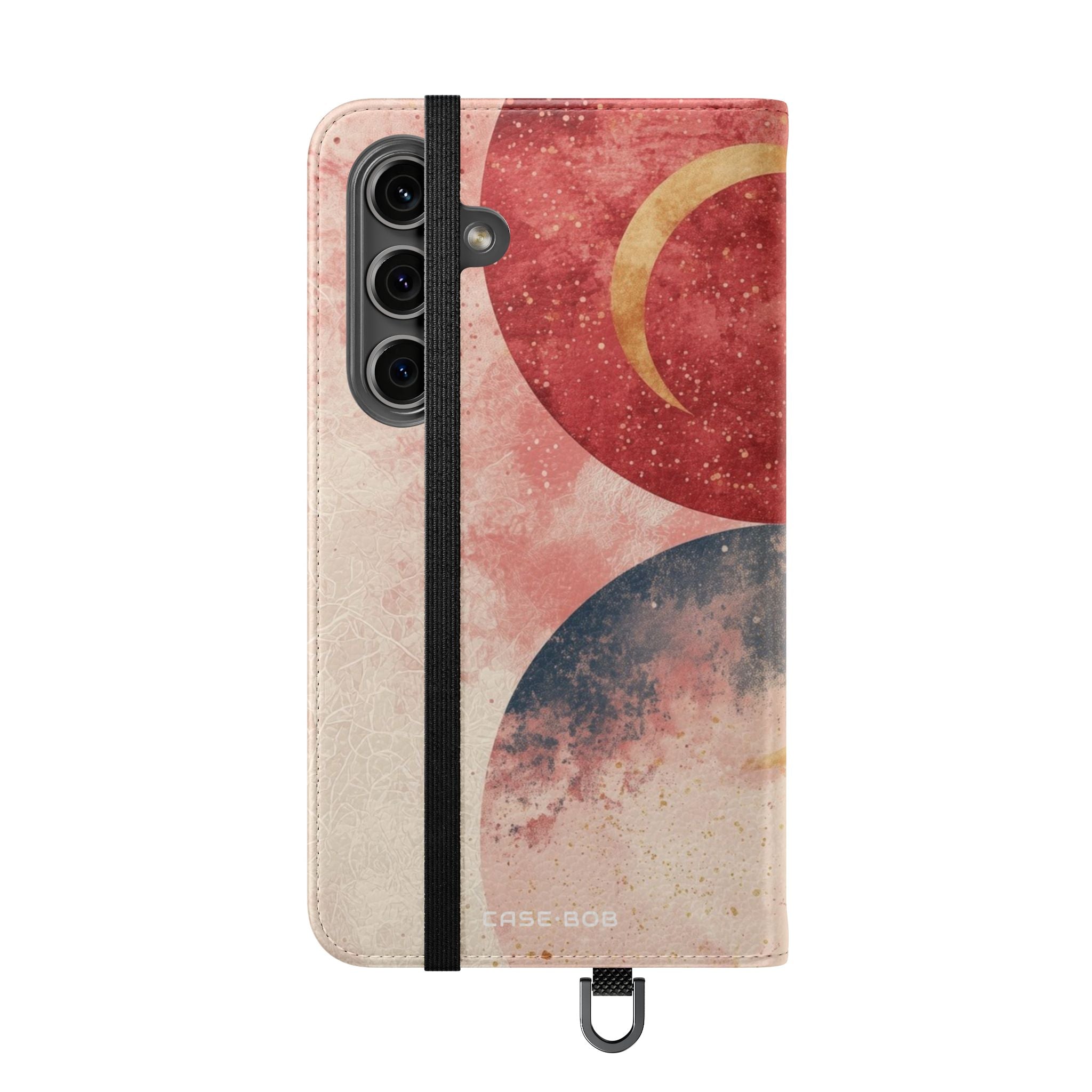 Golden Crescents Crimson - Samsung S24 Case - Wallet