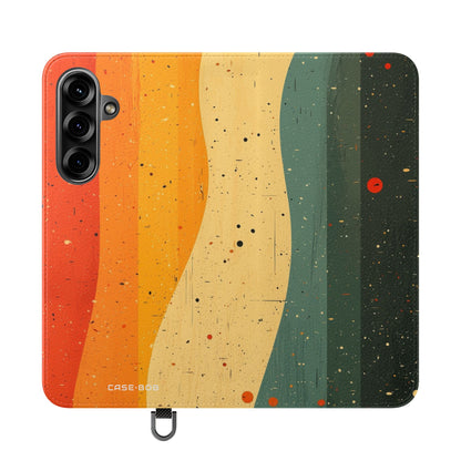 Wavy Spectrum - Samsung S25+ Case - Wallet