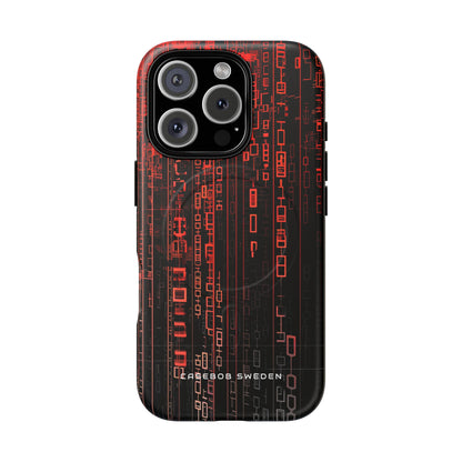 Gradient Cyberflux Network iPhone 16 | Tough+ Phone Case