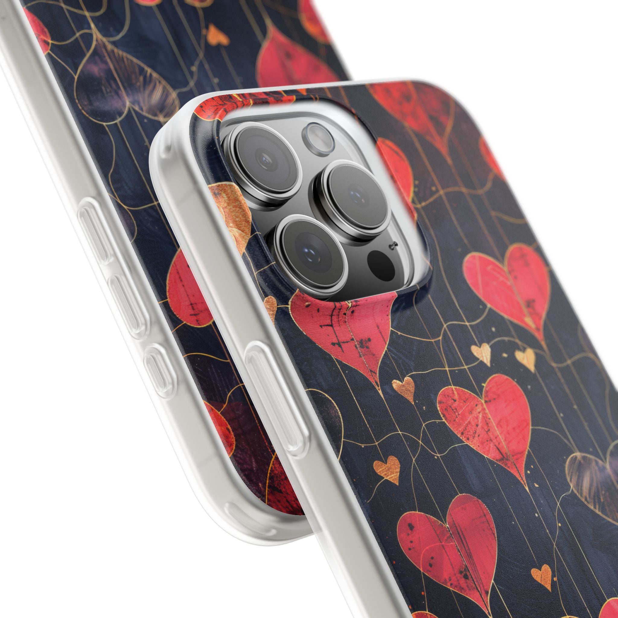 Golden Hearts Network iPhone 16 Pro Max Case - Soft