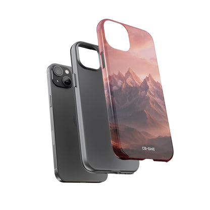 Vibrant Peaks Emerge - iPhone Case