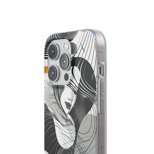 Fluid Noir Rhythm | Flexible Phone Case for iPhone