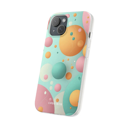 Pastel Circles iPhone 15 Case - Soft