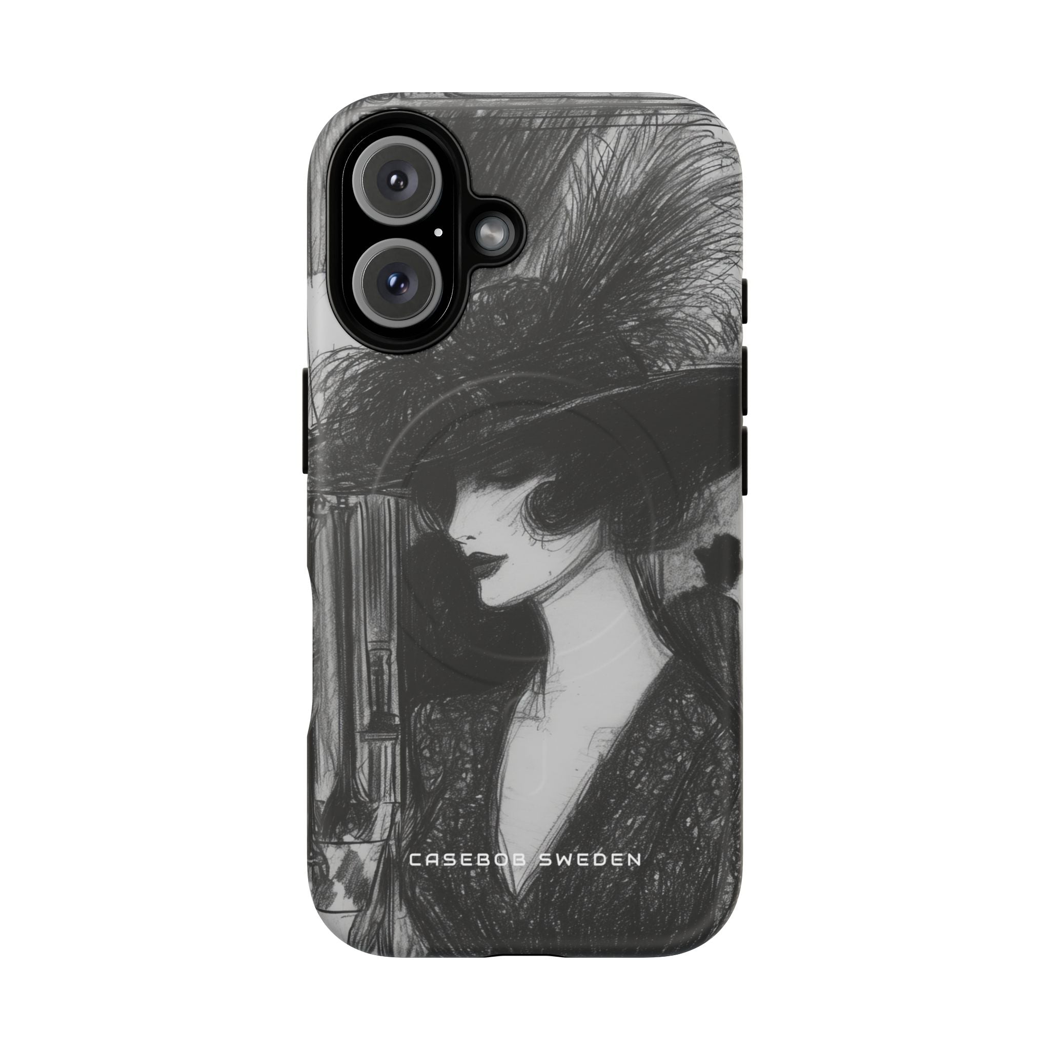 Timeless Elegance in Monochrome iPhone 16 | Tough+ Phone Case