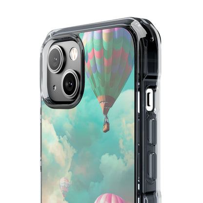 Pastel Balloon Adventure - Clear Impact iPhone 14 Phone Case