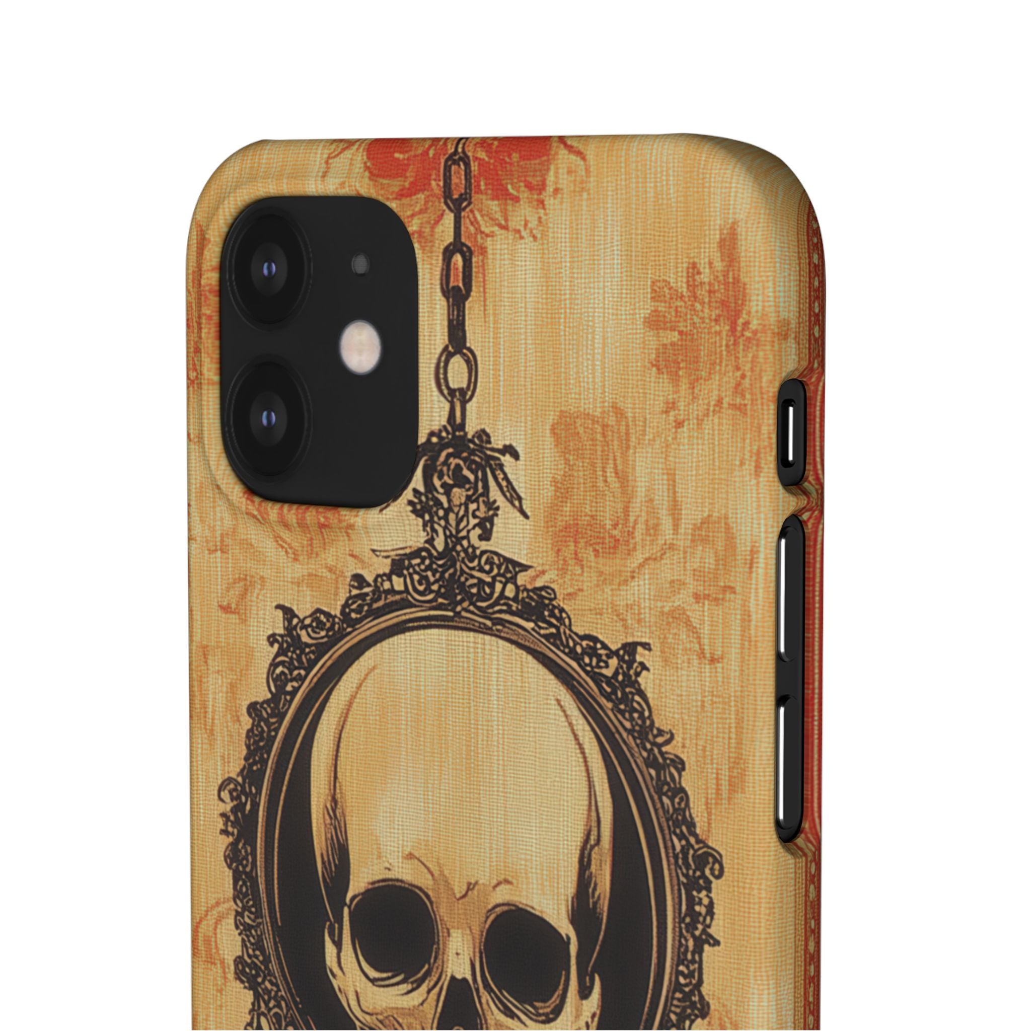 Gothic Skull Elegance iPhone 12 - Slim Phone Case