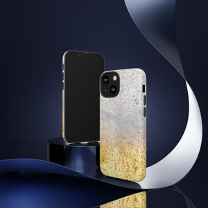 Gold Abstract - Protective Phone Case