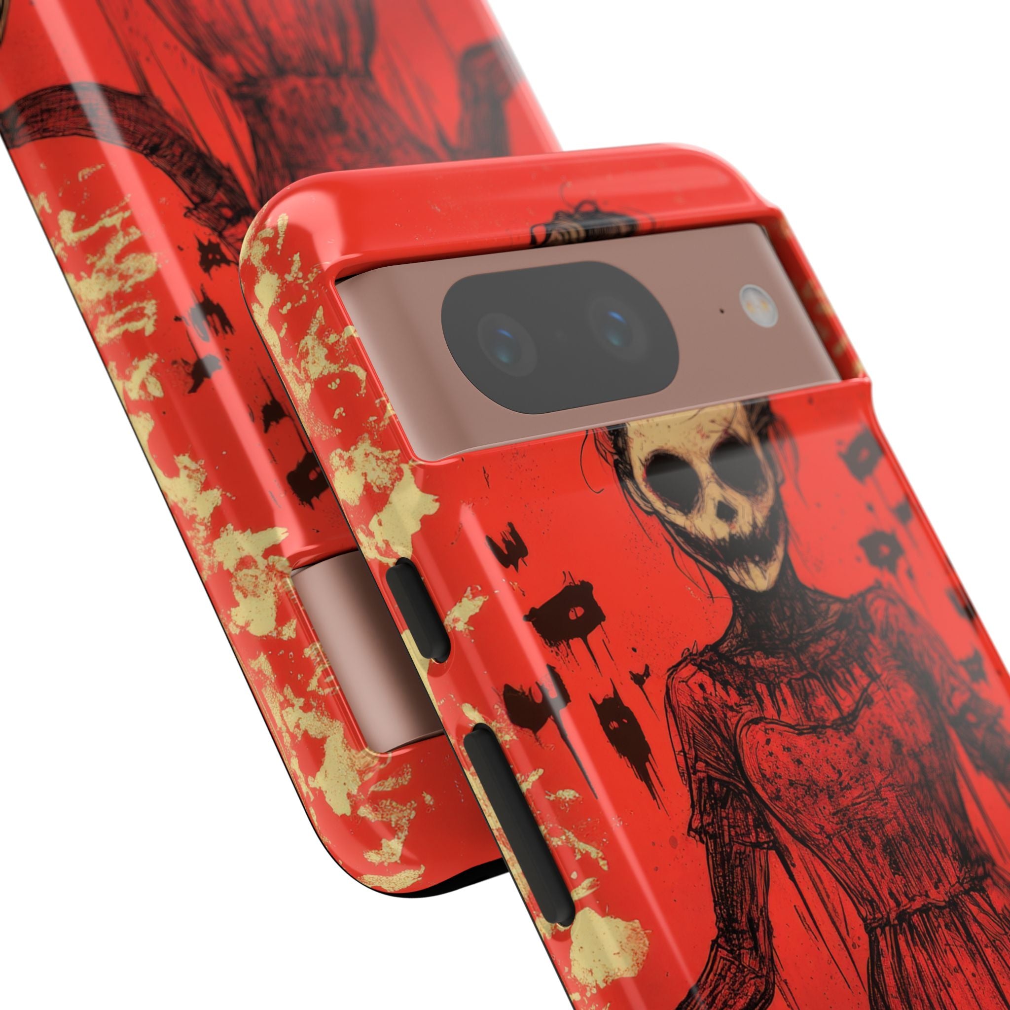 Haunting Scarlet Descent Google Pixel 8 - Tough Phone Case