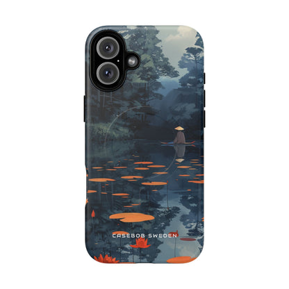 Tranquil Lotus Reflections iPhone 16 | Tough+ Phone Case