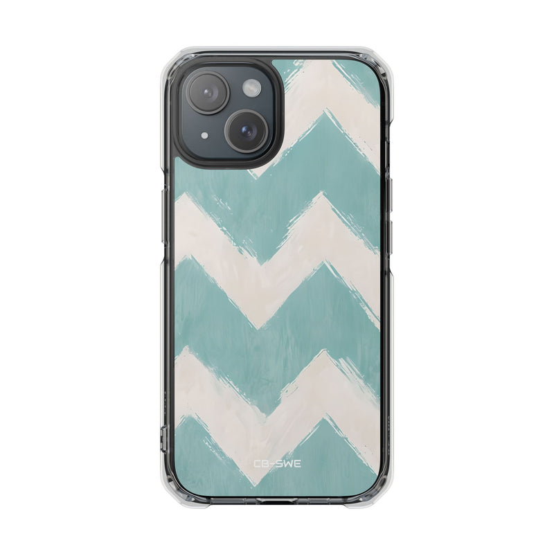 Zigzag Pastel Harmony iPhone Case - Impact