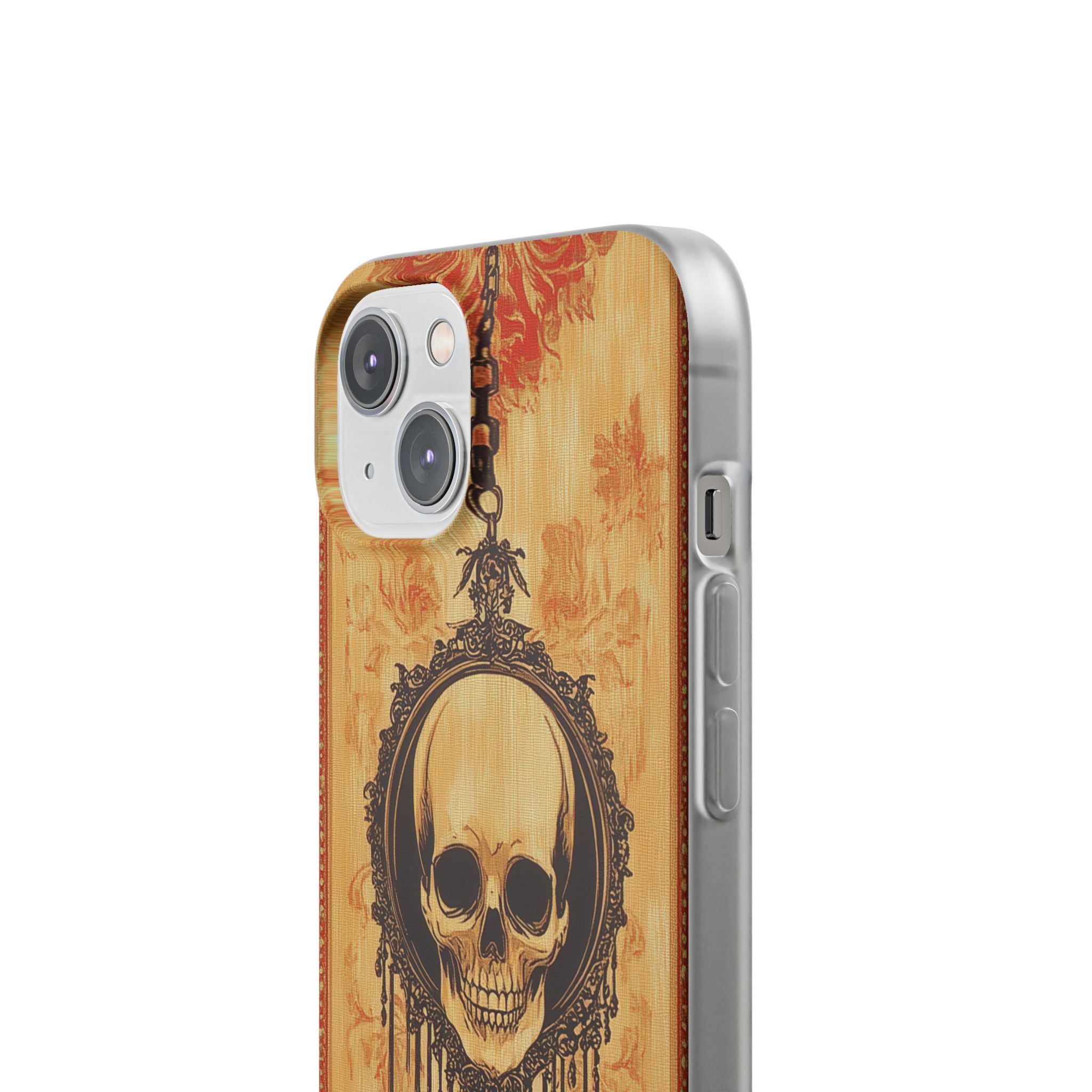 Gothic Skull Elegance iPhone 14 - Flexi Phone Case