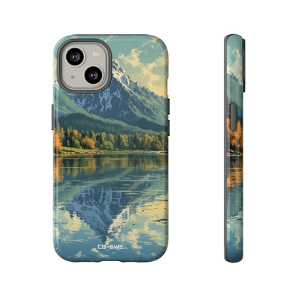 Mountain Reflects Calm - iPhone Case