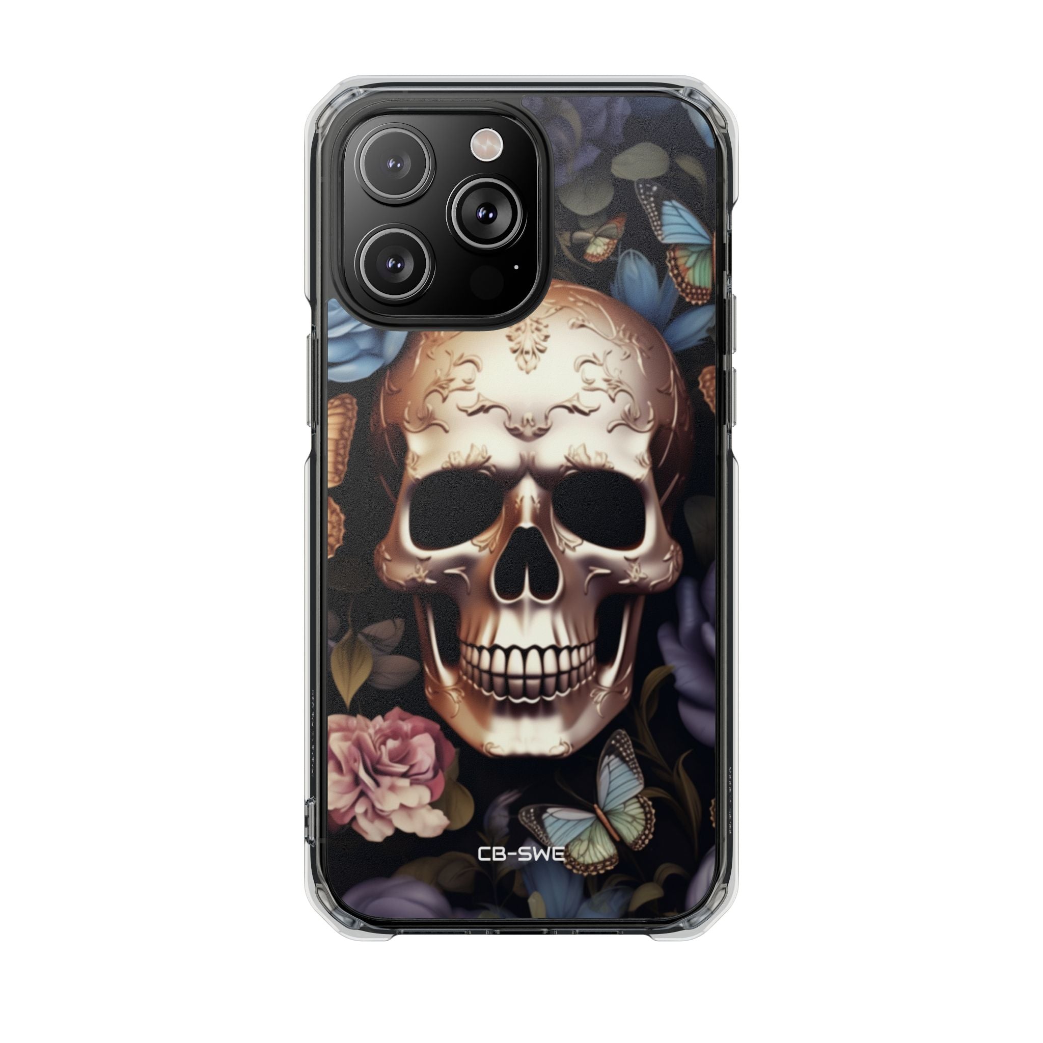 Skull Among Blossoms iPhone Case - Impact