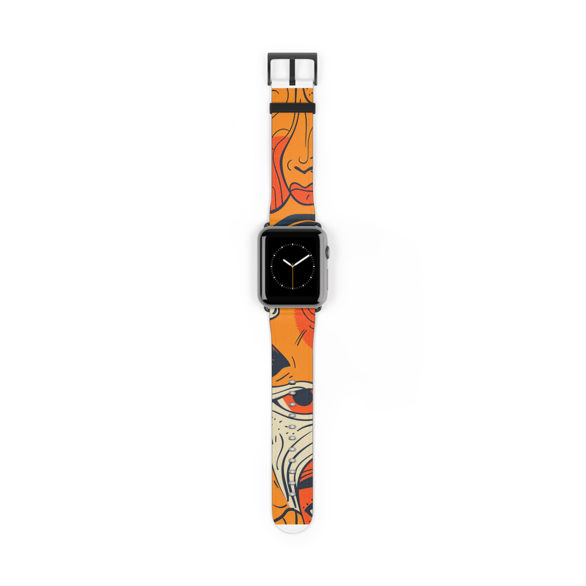 Overlapping Faces - Watch Band