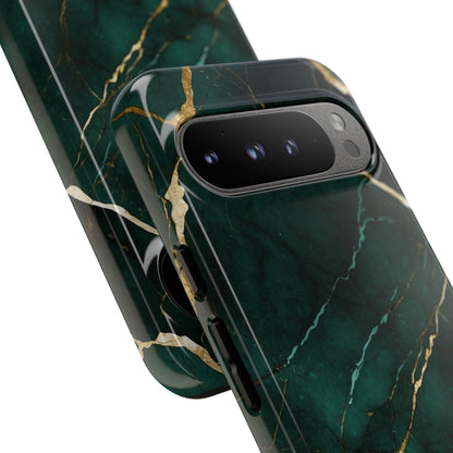 Emerald Veins Flow - Google Pixel Case