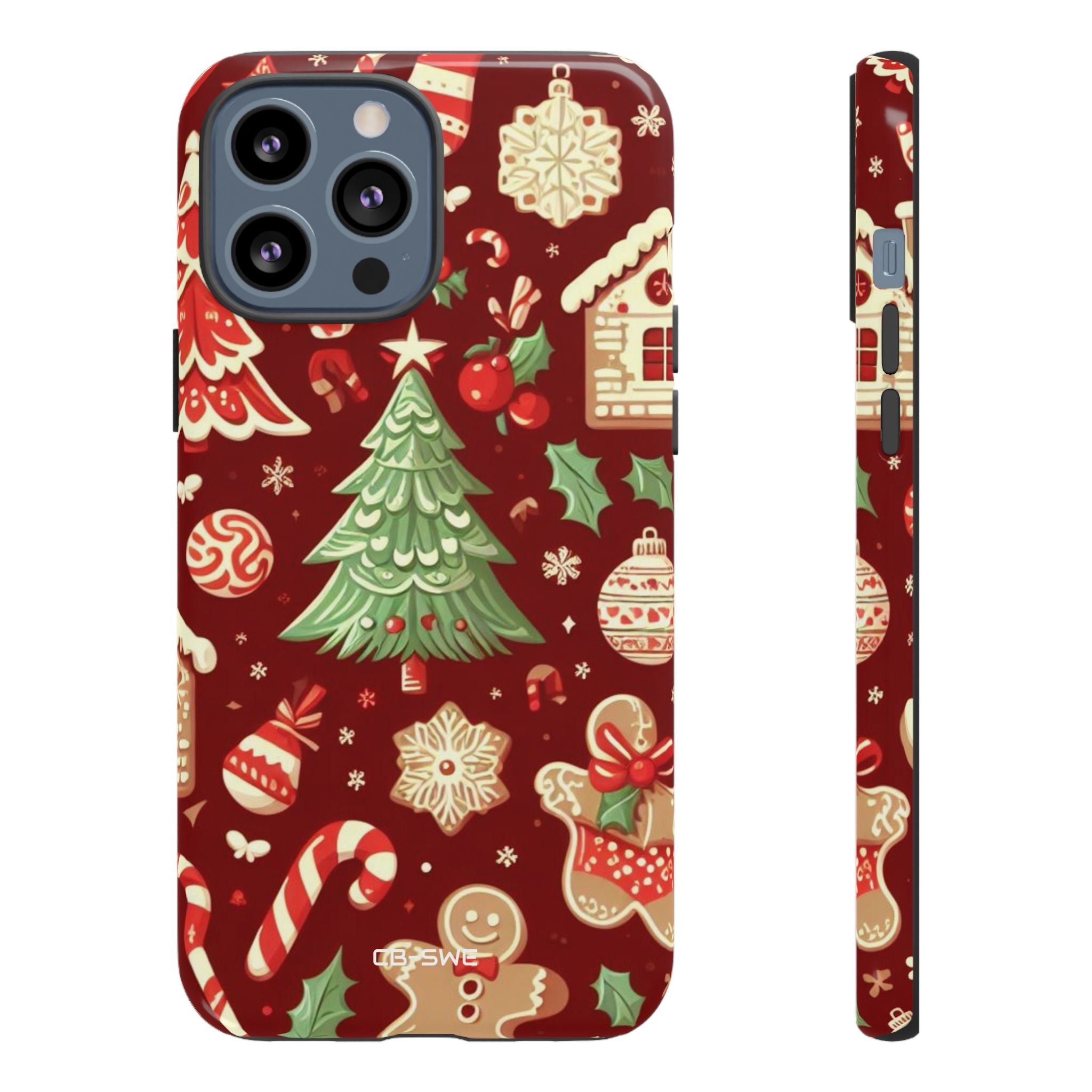 Gingerbread Smiles Shine - iPhone Case