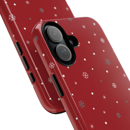 Snowflakes Dance Cheerfully - iPhone Case