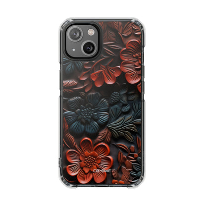 Sculpted Floral Elegance iPhone Case - Impact