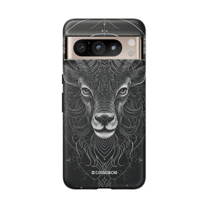 Mystic Ram Mandala | Protective Phone Case for Google Pixel