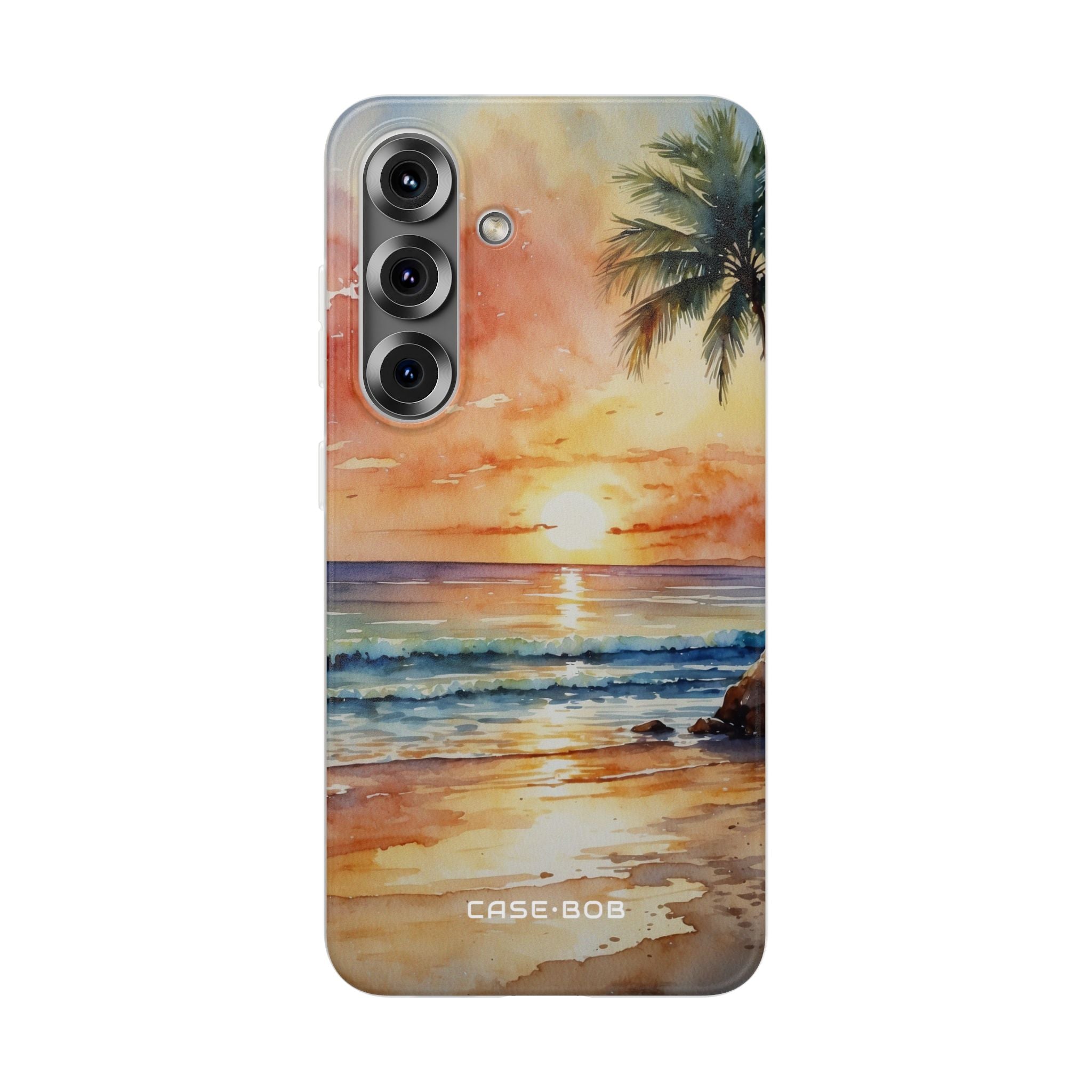 Sunset Palm Samsung S25 Plus Case - Soft