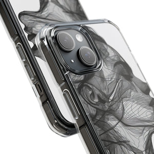 Ethereal Lines - Phone Case for iPhone (Clear Impact - Magnetic)