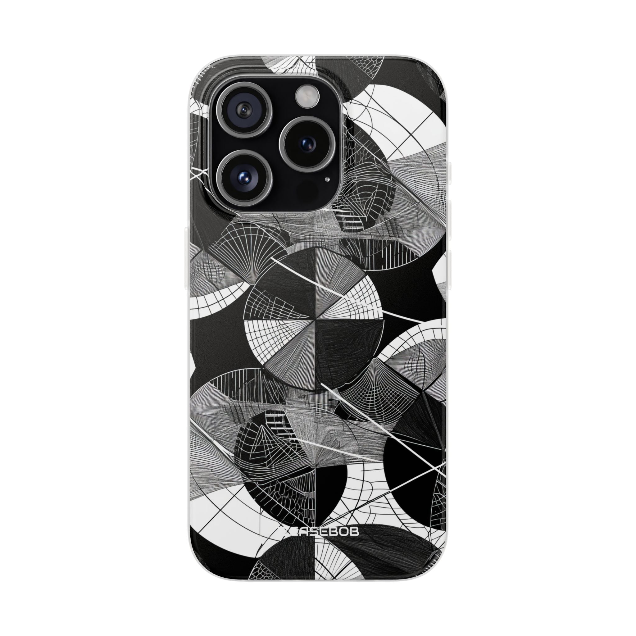 Geometric Elegance | Flexible Phone Case for iPhone