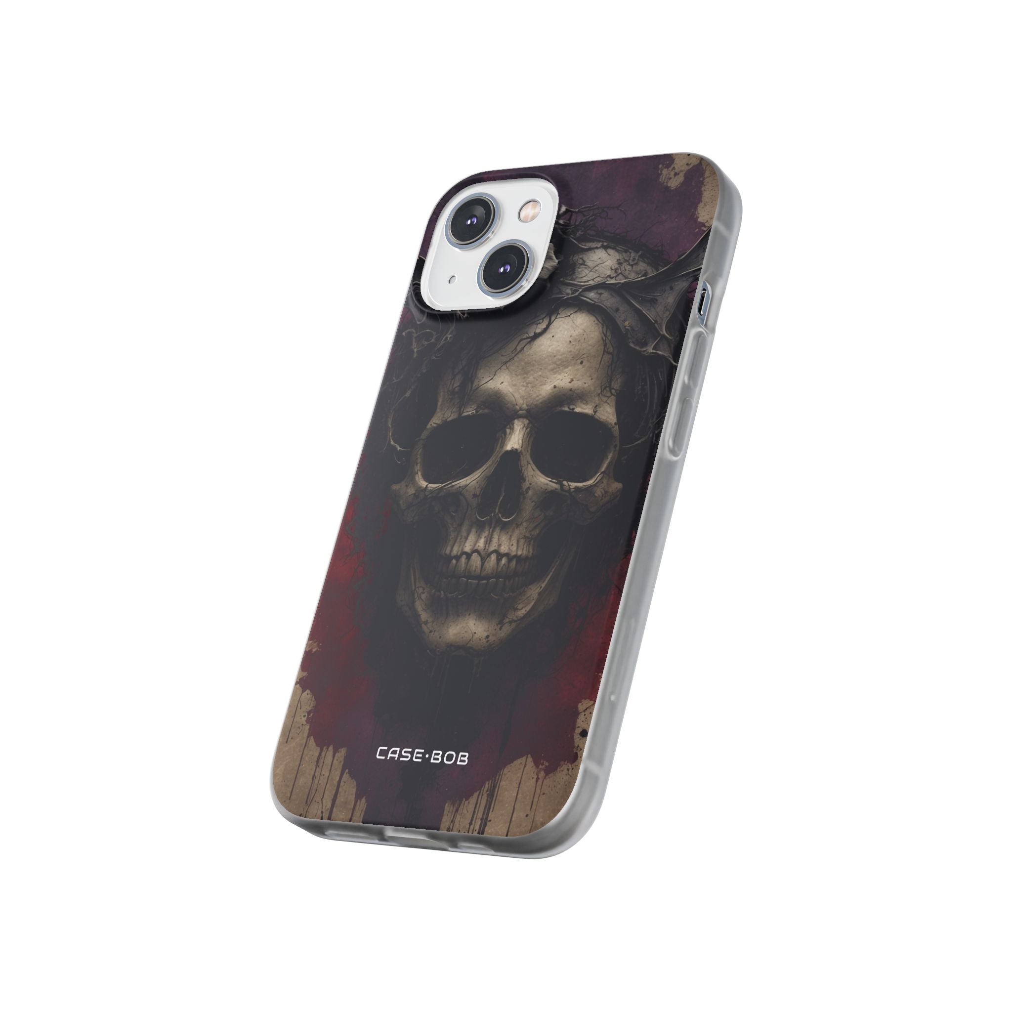 Gothic Skull Crown iPhone 14 Case - Soft