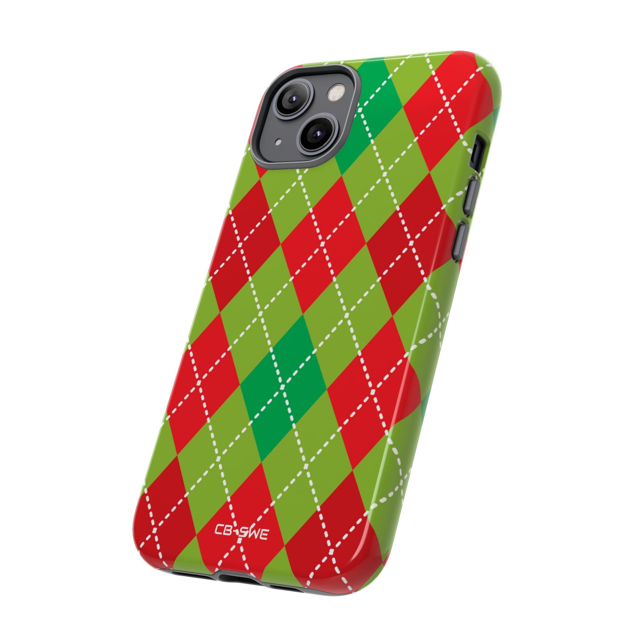 Diamond Shapes Dance - iPhone Case