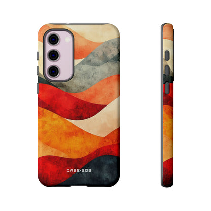 Cracked Wave Sunset Samsung S23 Plus Case - Tough