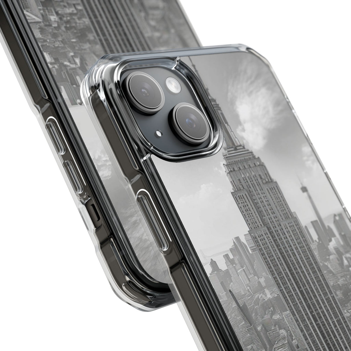 Urban Monoliths - Phone Case for iPhone (Clear Impact - Magnetic)