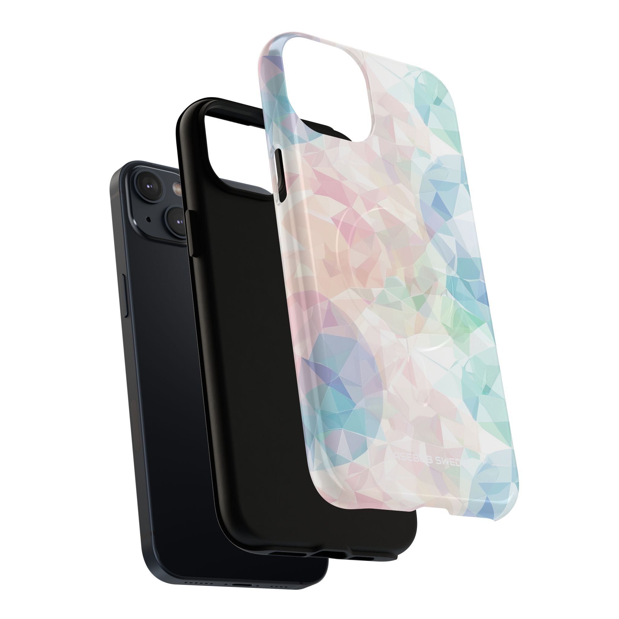 Pastel Geometry Background - Tough + MagSafe® iPhone 14 Phone Case