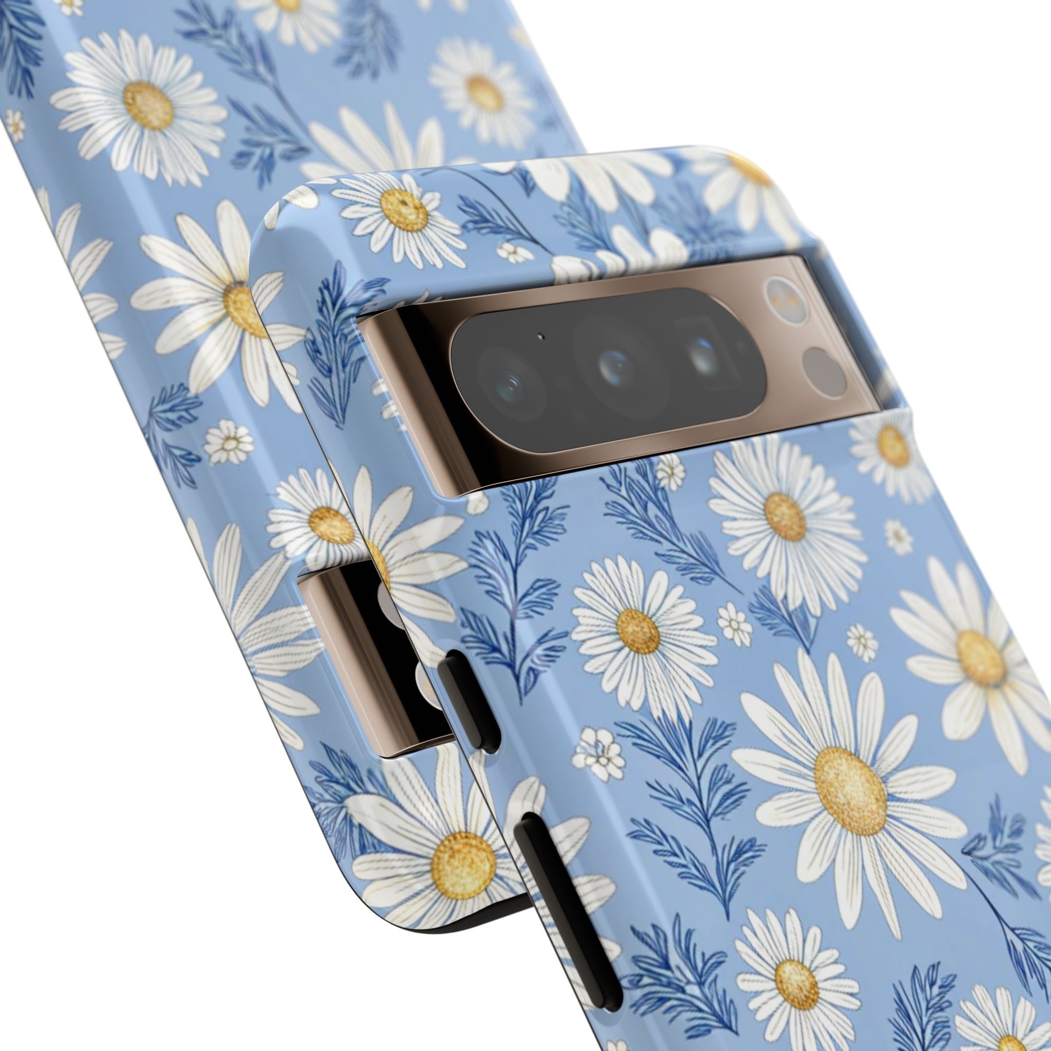 Daisies On Blue - Google Pixel Case