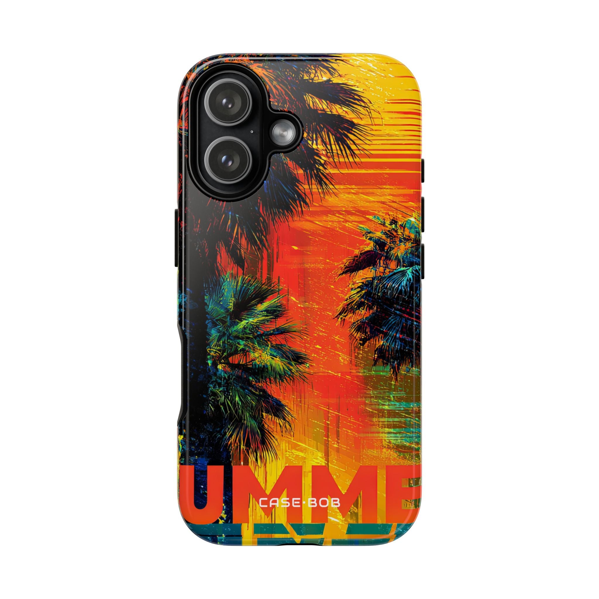 Tropical Sunburst iPhone 17 Case - Tough