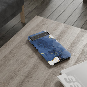 Timeless Blue Watercolor - Protective Phone Case