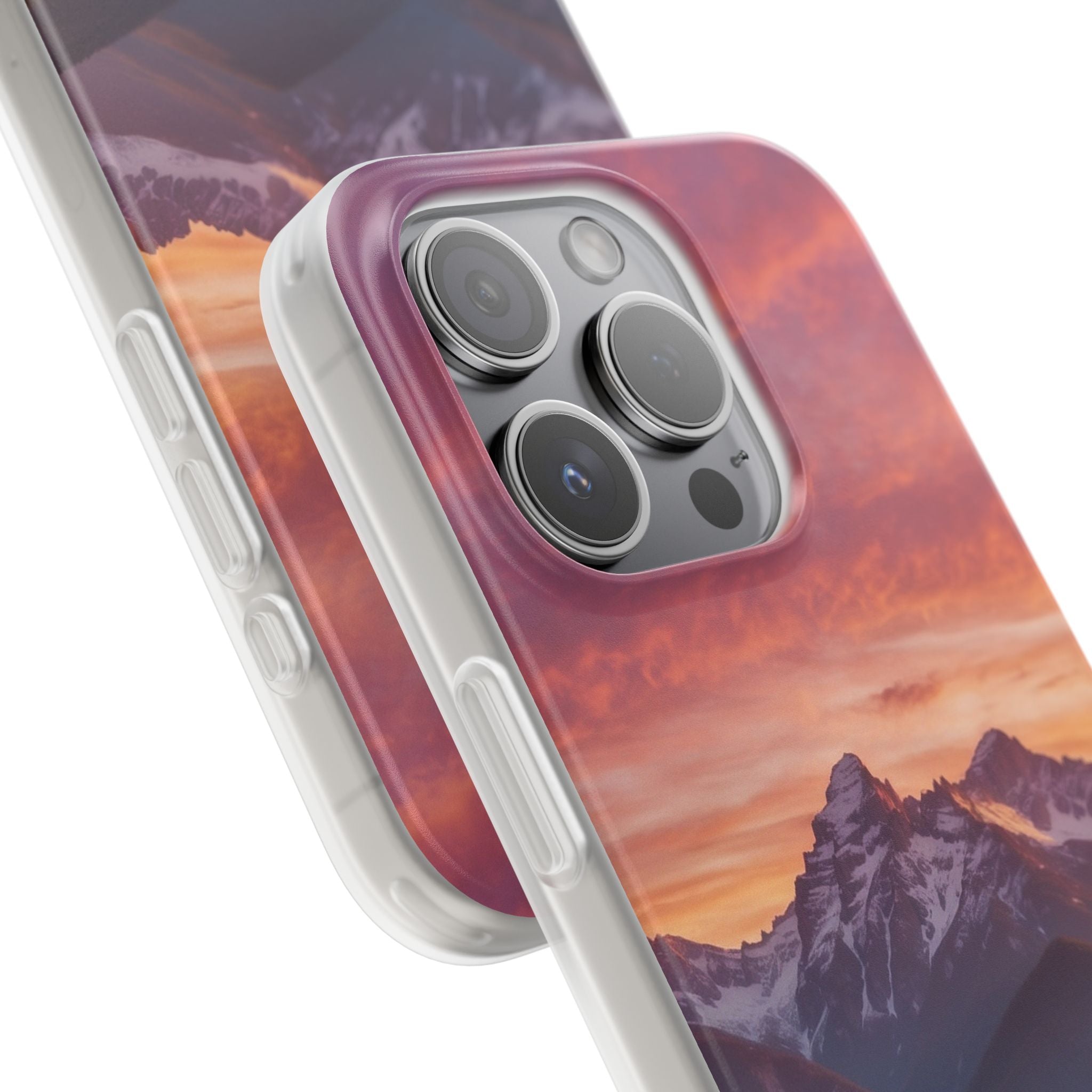 Snowcap Bloom iPhone 15 Pro Case - Soft