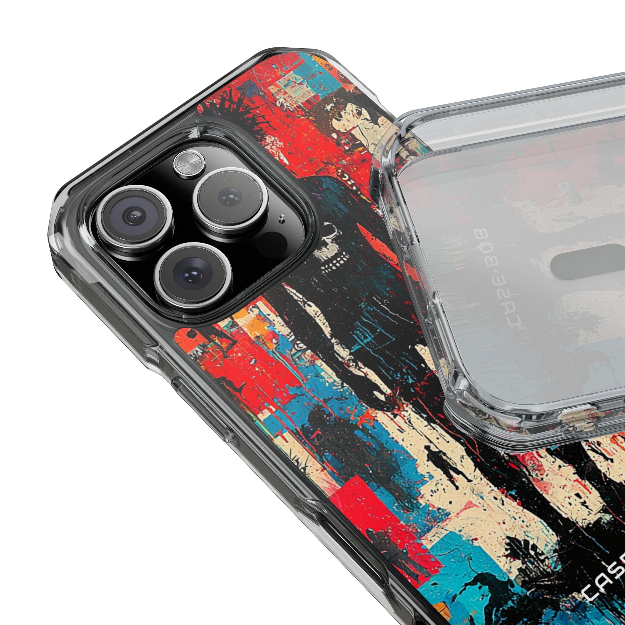 Spiky Skull Silhouette iPhone 16 Pro Case - Impact