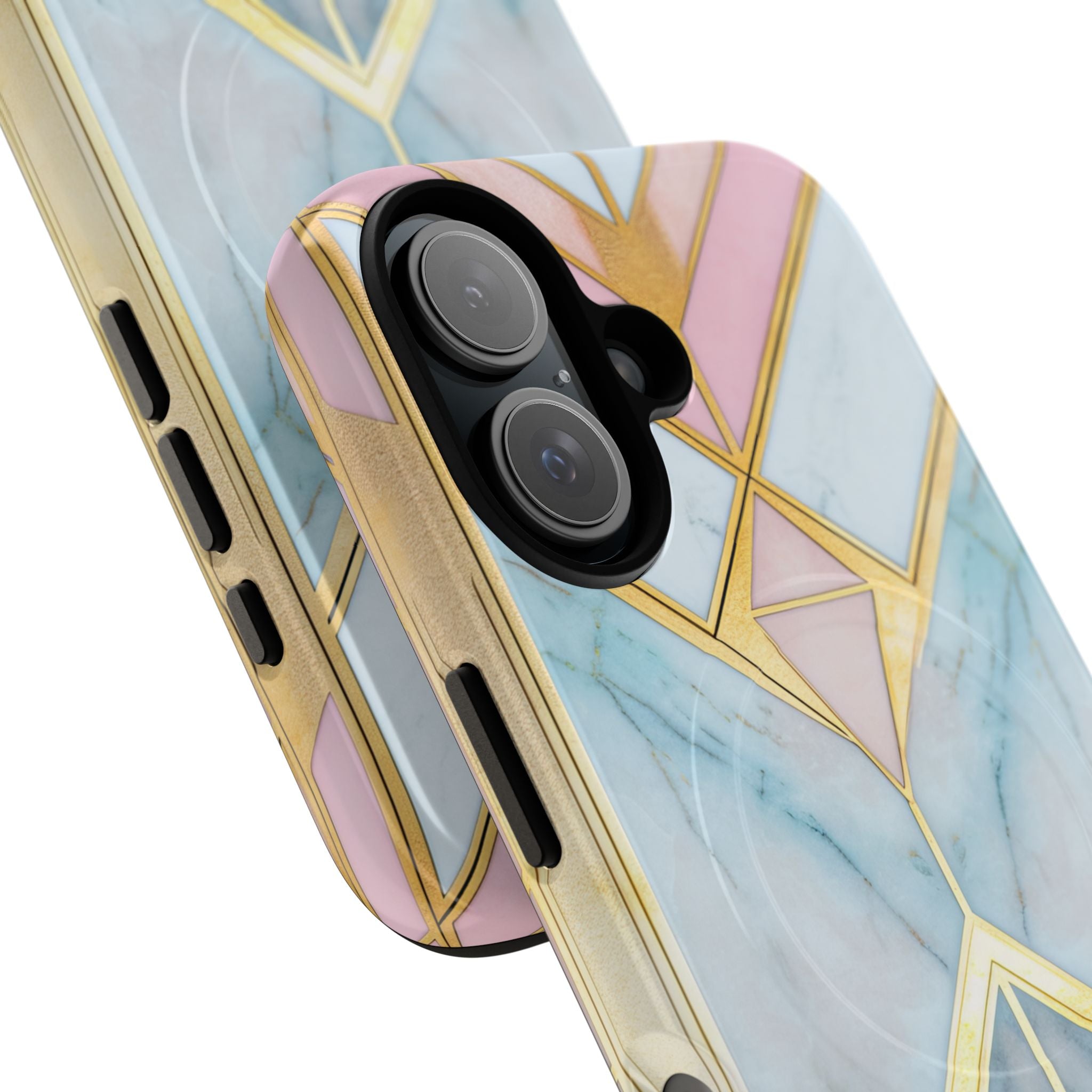 Gold Pink Art Deco - Tough + MagSafe® iPhone 16 Phone Case