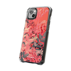 Living Coral Design | Handyhülle für iPhone (Clear Impact Case – magnetisch) 