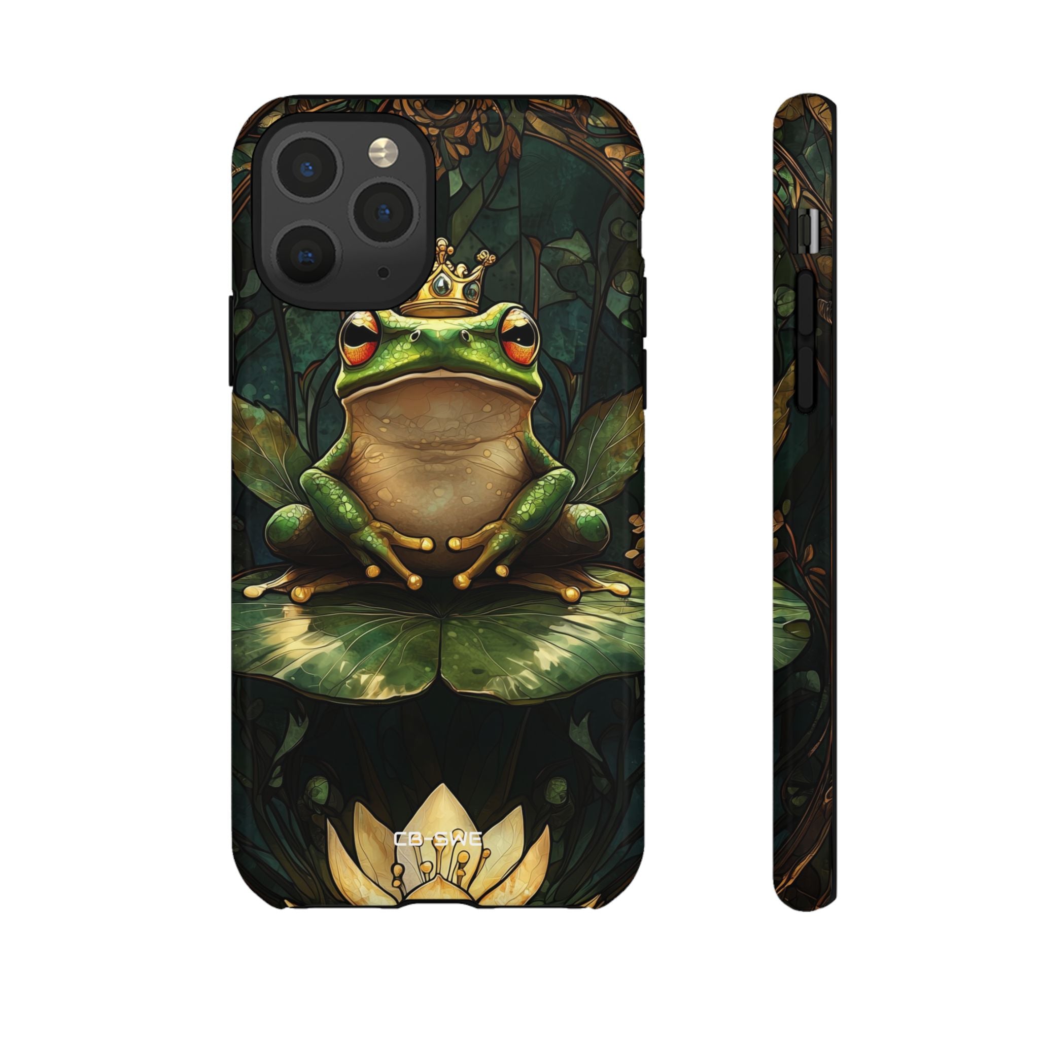 Crowned Frog Rests - iPhone Case