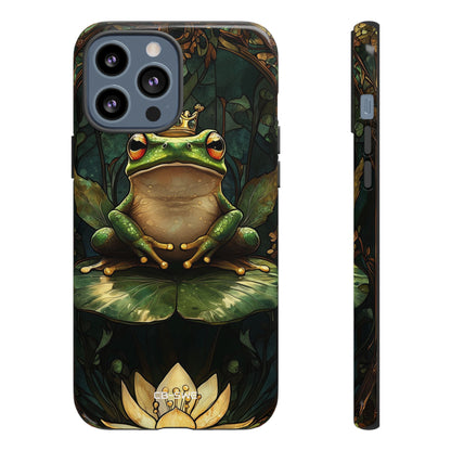 Crowned Frog Rests - iPhone Case