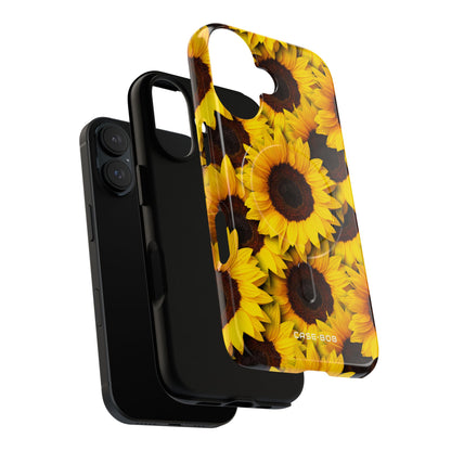Sunflower Glow iPhone 16 Case - Tough+