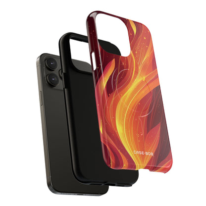 Flaming Flow iPhone 14 Pro Max Case - Tough+