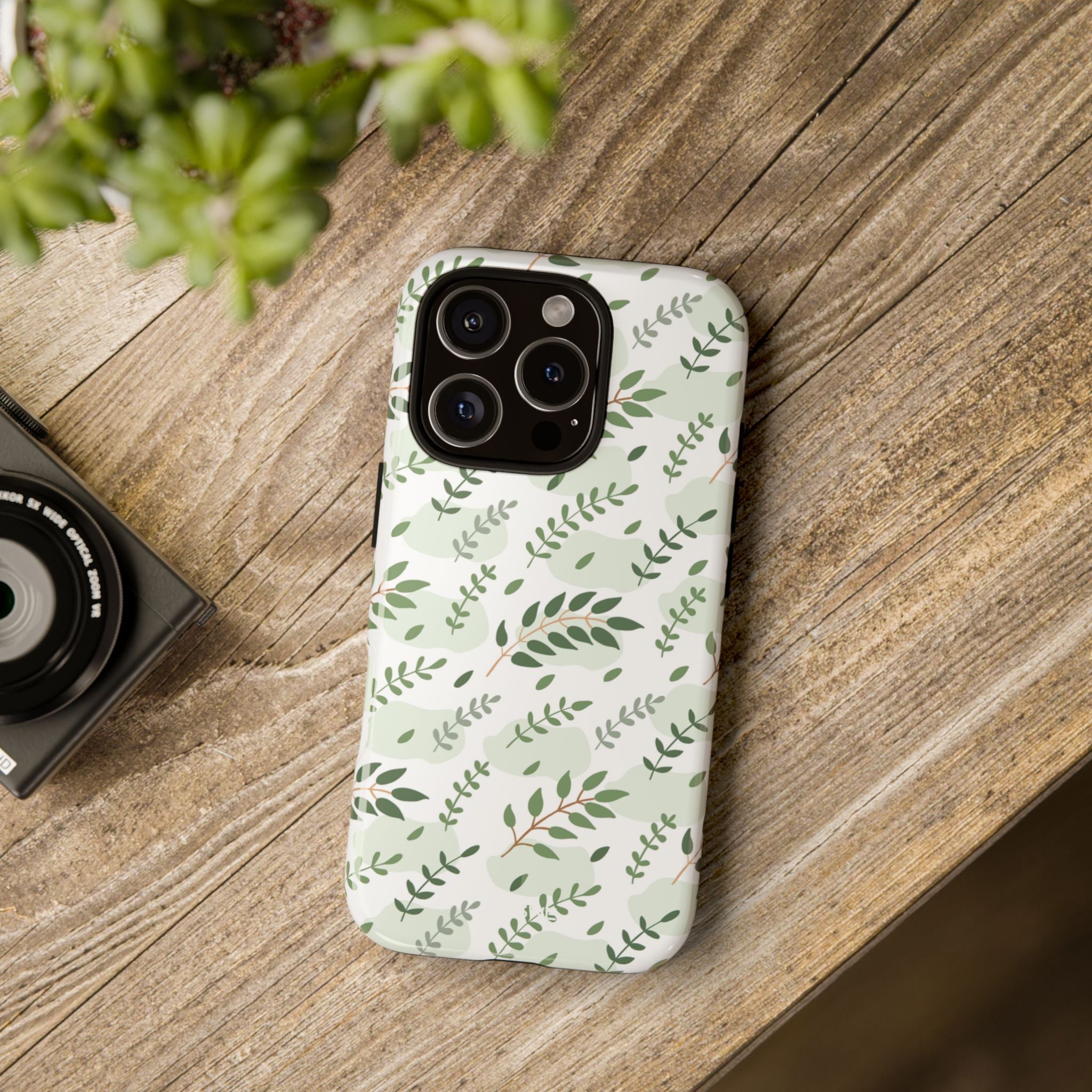 Leafy Branches Intertwine - iPhone Case