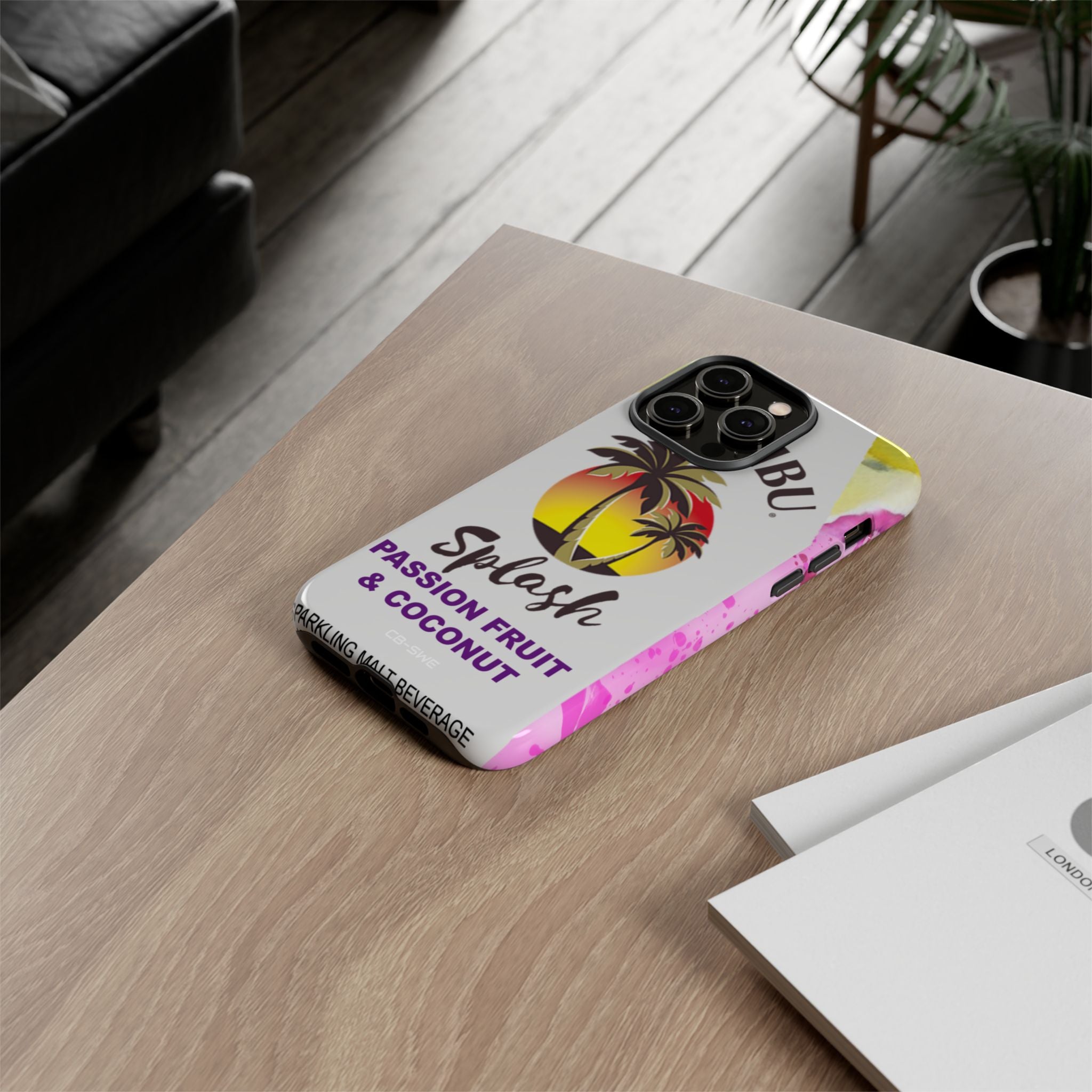 Tropical Sunset Splash - iPhone Case