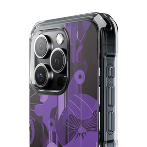 Pantone Ultra Violet | Handyhülle für iPhone (Clear Impact Case – magnetisch) 