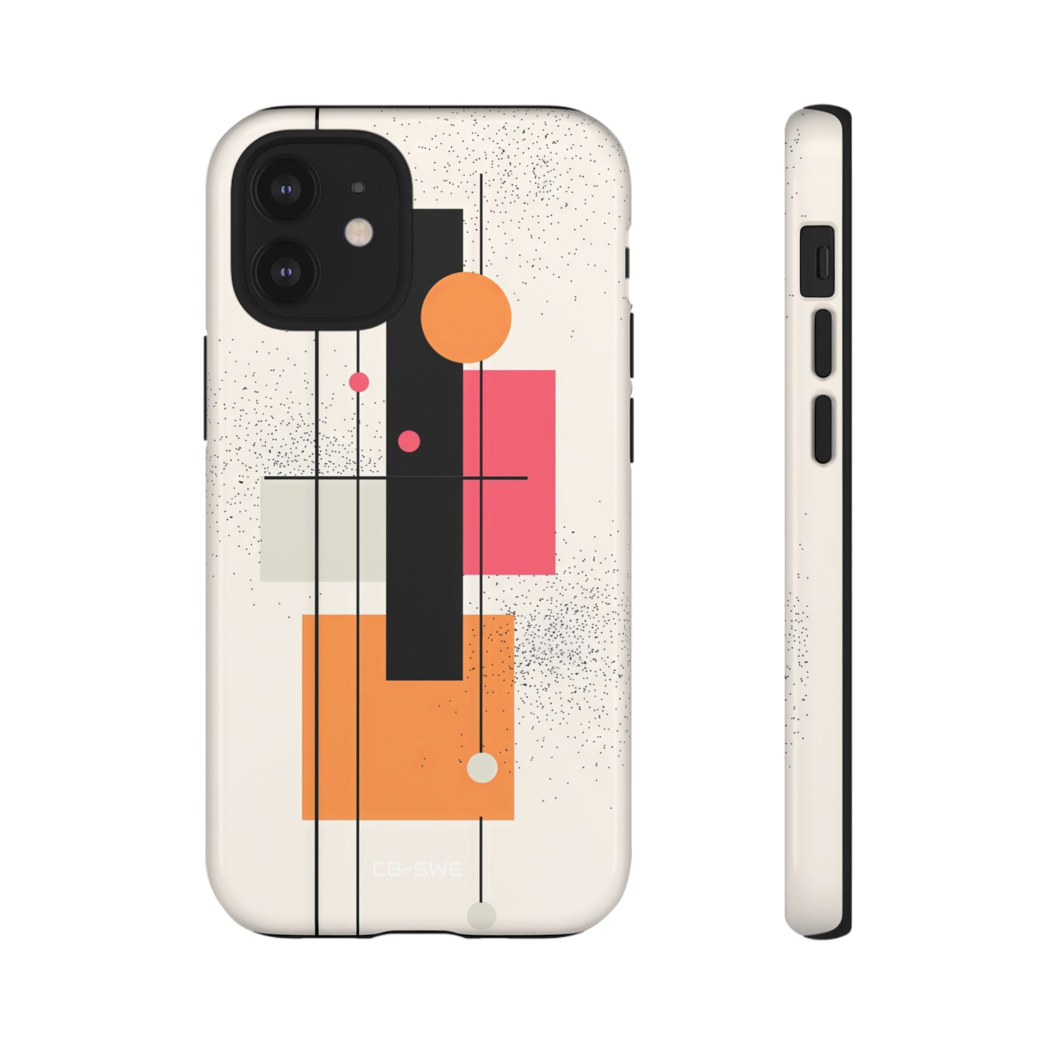 Shapes Dance Playfully - iPhone Case