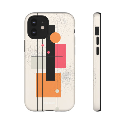 Shapes Dance Playfully - iPhone Case