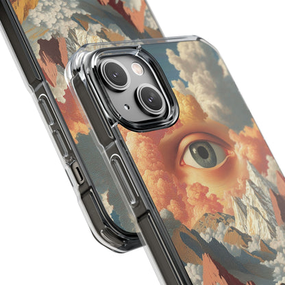 Eye Reflects Mountains iPhone Case - Impact