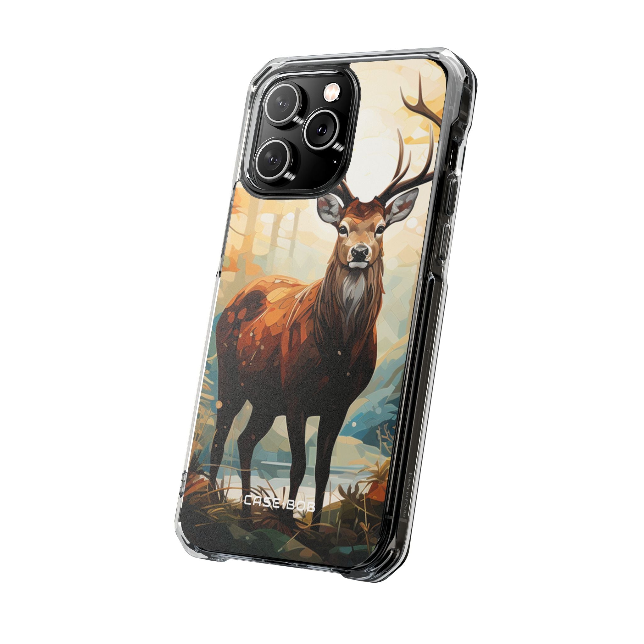 Glowing Stag iPhone 14 Pro Max Case - Impact